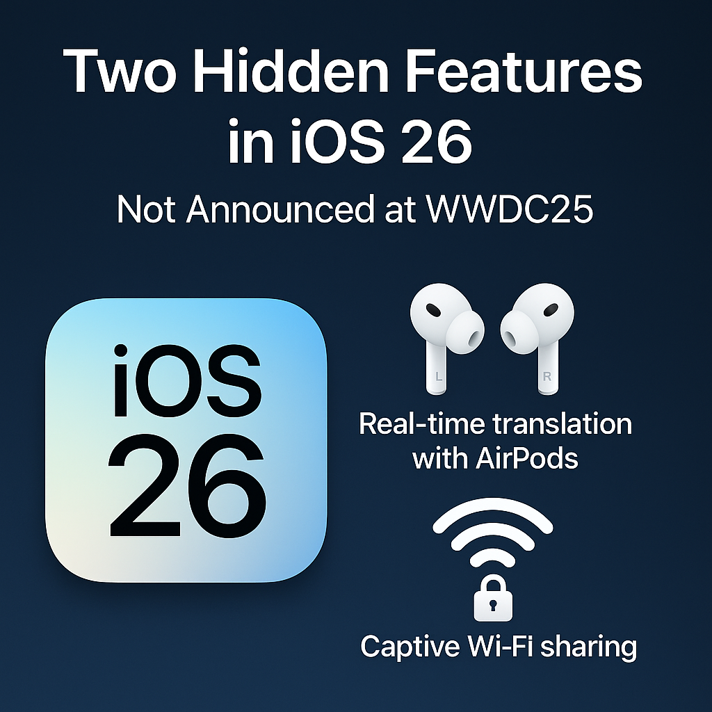 Apple、実はiOS26で2つの超便利機能を隠してた！WWDC25で発表しなかっ